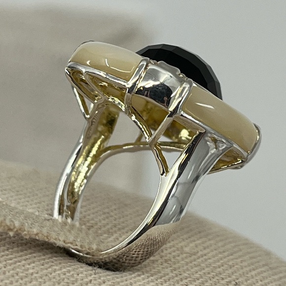 Striking Vintage Sterling Silver 925 Hong Kong Ring - Picture 6 of 16